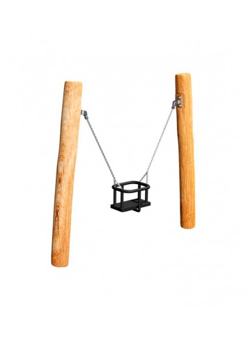 Columpio de robinia artesanal Mini Swing Bidasoa asiento cuna